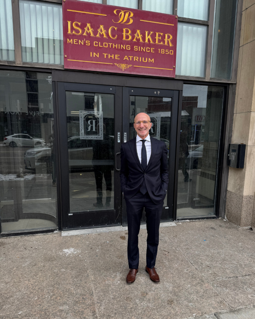 Dave Halpern Outside Erie Office