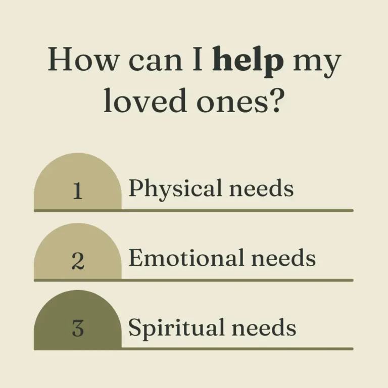 How can I help my loved ones (002)