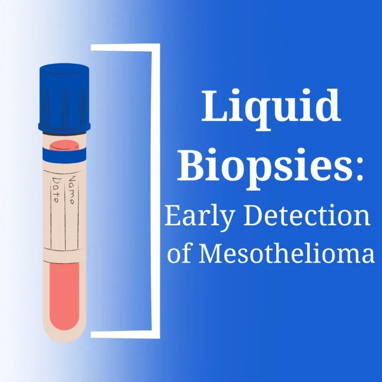 Liquid Biopsies Early Detection of Mesothelioma