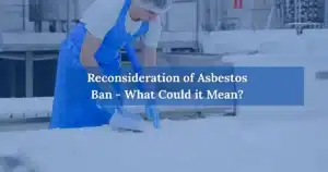 Reconsideration of Asbestos Ban - What Could it Mean?