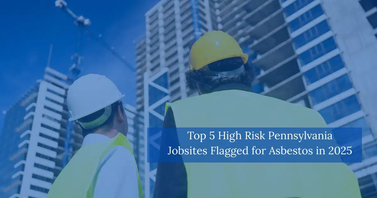 Top 5 Risk Pennsylvania Jobsites Flagged for Asbestos in 2025