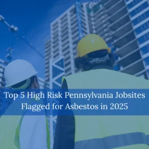 Top 5 High Risk Pennsylvania Jobsites Flagged for Asbestos in 2025