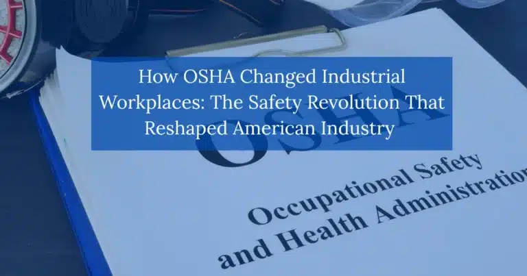 How OSHA Changed Industrial Workplaces: The Safety Revolution That Reshaped American Industry